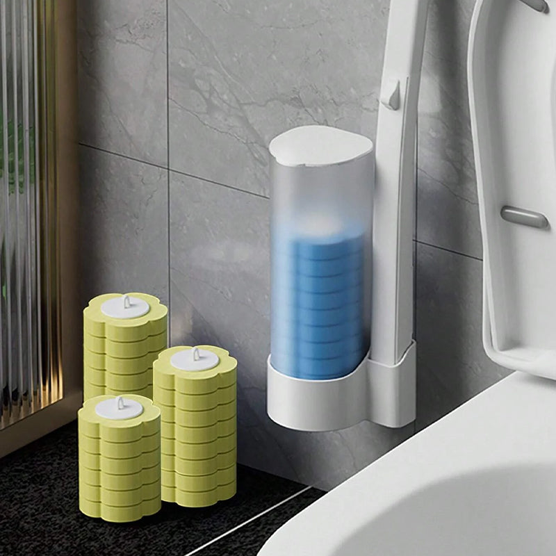 🚽 Last Day Special Price £8.78!!!⚡ Disposable Toilet Cleaning System – Hygienic One-Click Cleaning, No Residue Left, Easy to Use & Disposable 🧼