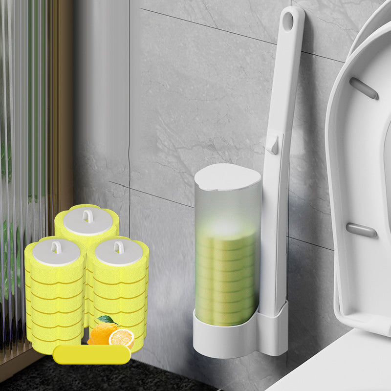 🚽 Last Day Special Price £8.78!!!⚡ Disposable Toilet Cleaning System – Hygienic One-Click Cleaning, No Residue Left, Easy to Use & Disposable 🧼