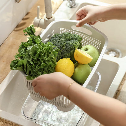 💥Hot Sale 50%🔥Multi-functional Double-Layer Drain Basket