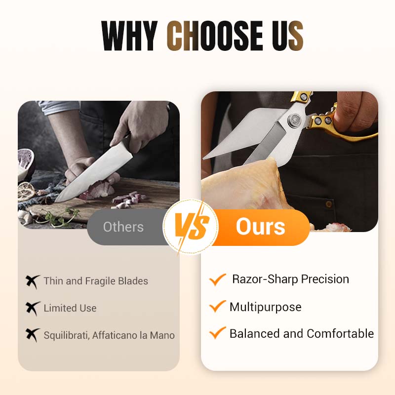 All-In-One Kitchen Shears For Effortless Food Prep